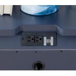 Open Nightstand Blue Finish Nightstands Blue 13