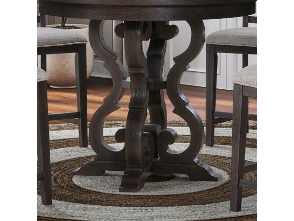 Grant Park Gathering Table Base Dining Table Bases Brown