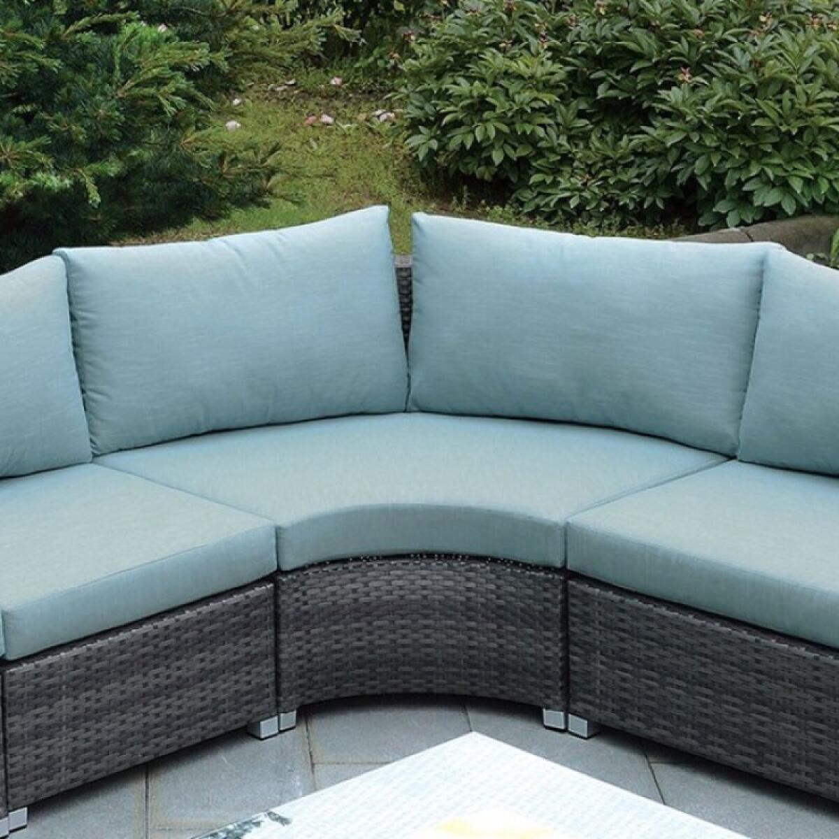 Morgana Corner Chair Outdoor Sectionals Blue 4