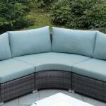 Morgana Corner Chair Outdoor Sectionals Blue 5
