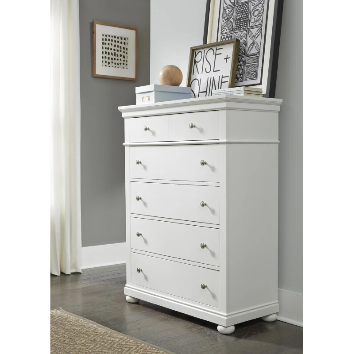 Drawer Chest White Finish Youth Chests Legacy Classic Furniture 5