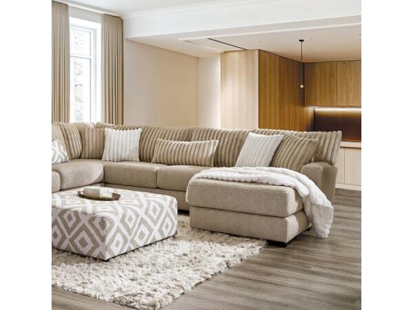 Loughton Sectional Sectionals Cream