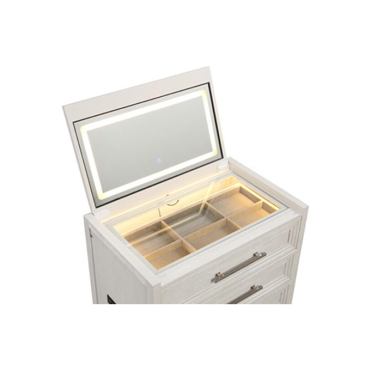 Ashburton Bedside Vanity Set w/ Stool - Image 7