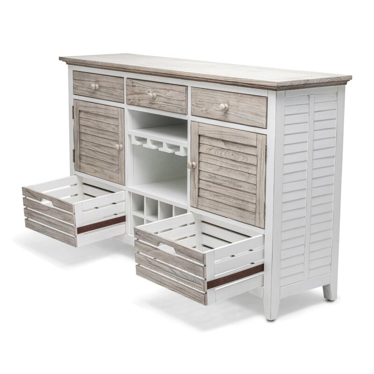 Islamorada Sideboard With Wine Rack Dining Storage Dining Storage 7