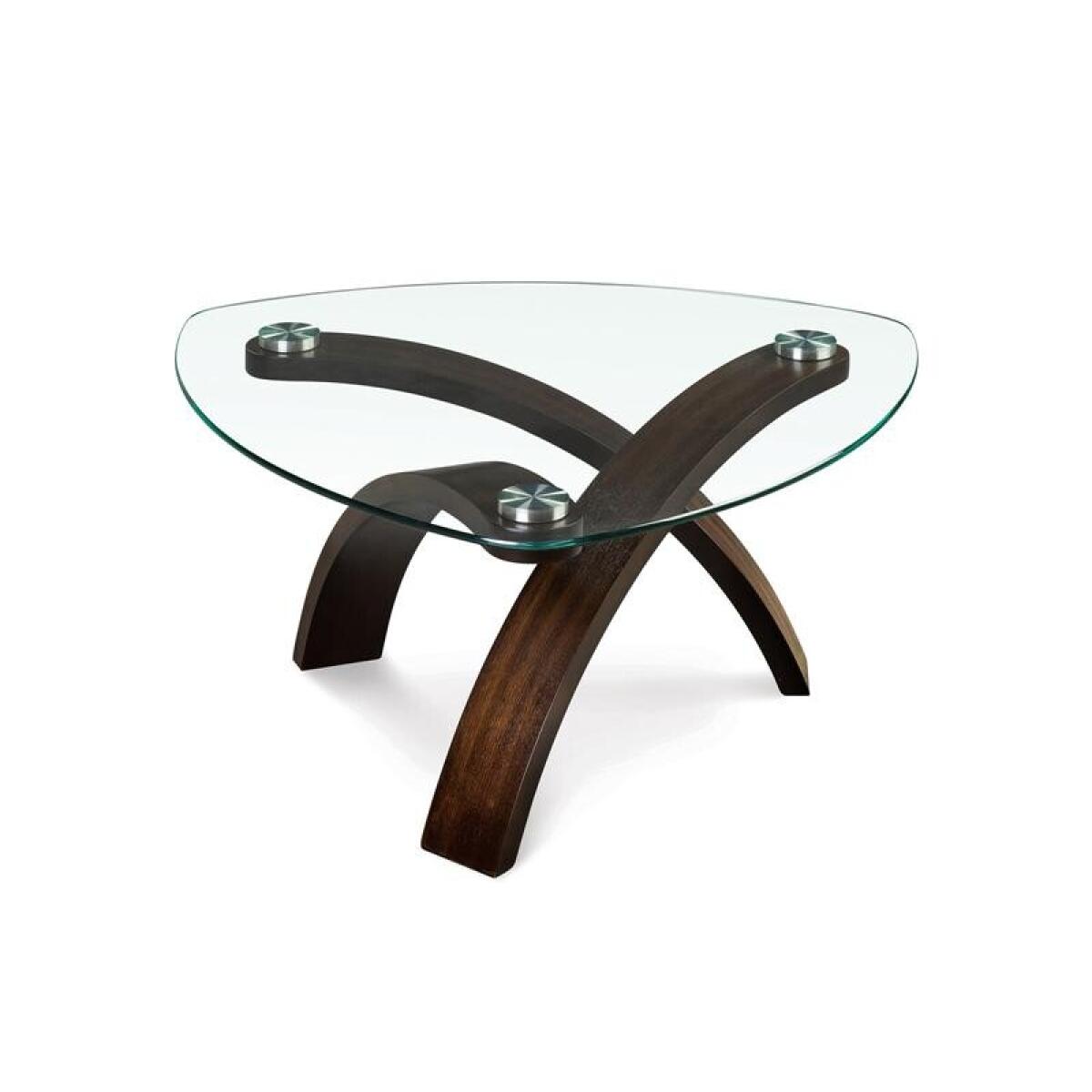 Allure T1396-65T Glass Pie Shaped Cocktail Table Top SU - Image 2