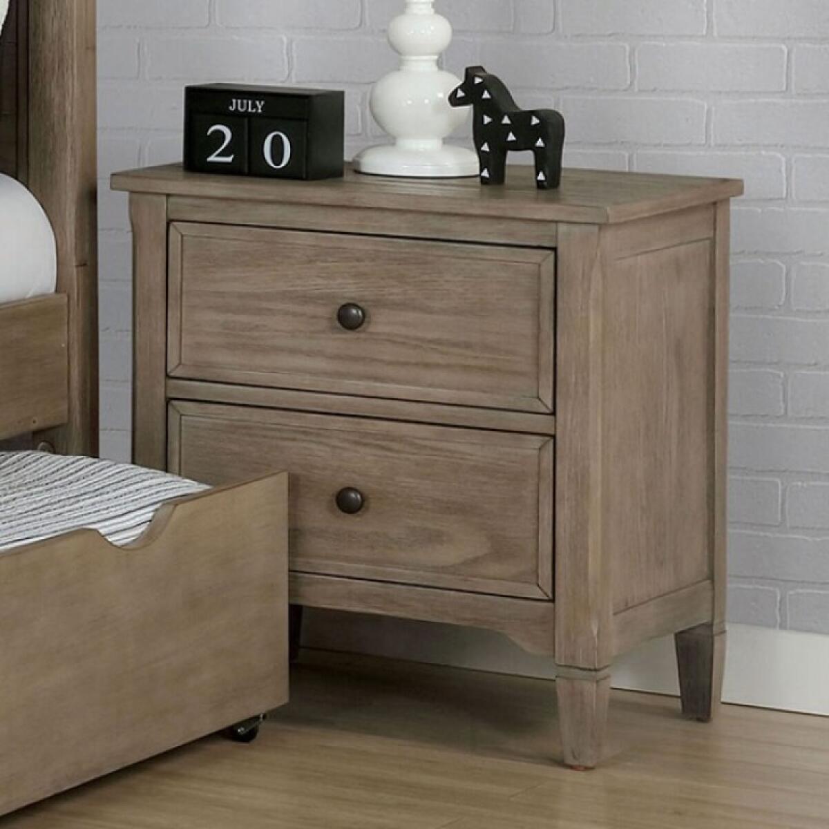Vevey Night Stand Youth Nightstands Brown 4