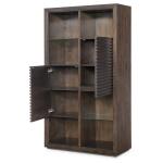 Display Cabinet Dining Storage Brown 11
