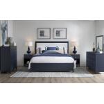 Open Nightstand Blue Finish Nightstands Blue 15