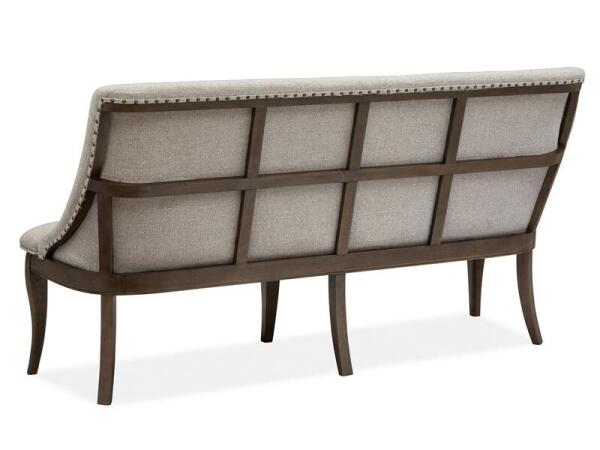 Roxbury D5011-78 Bench w/Upholstered Seat & Back - Image 7