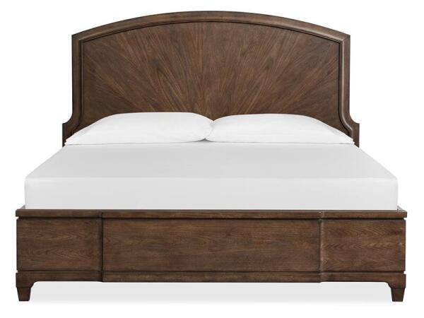 Sugar Mill Wood King Panel Bed Headboard KD