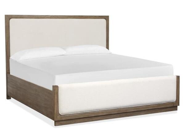 Westbourne B5888-65 Complete King Upholstered Panel Bed - Image 3