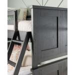 Complete Twin Over Twin Bunk End Blacksmith Youth Beds Black 14