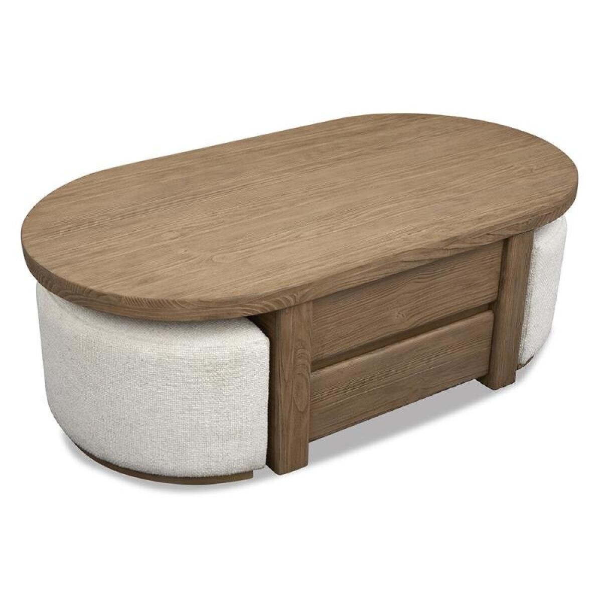 Hayden Lift Top Stg.Cocktail Table w/Casters & 2 Uph.Stools - Image 10