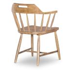 Spindle Back Arm Chair W. Handle Cut Out - Image 3