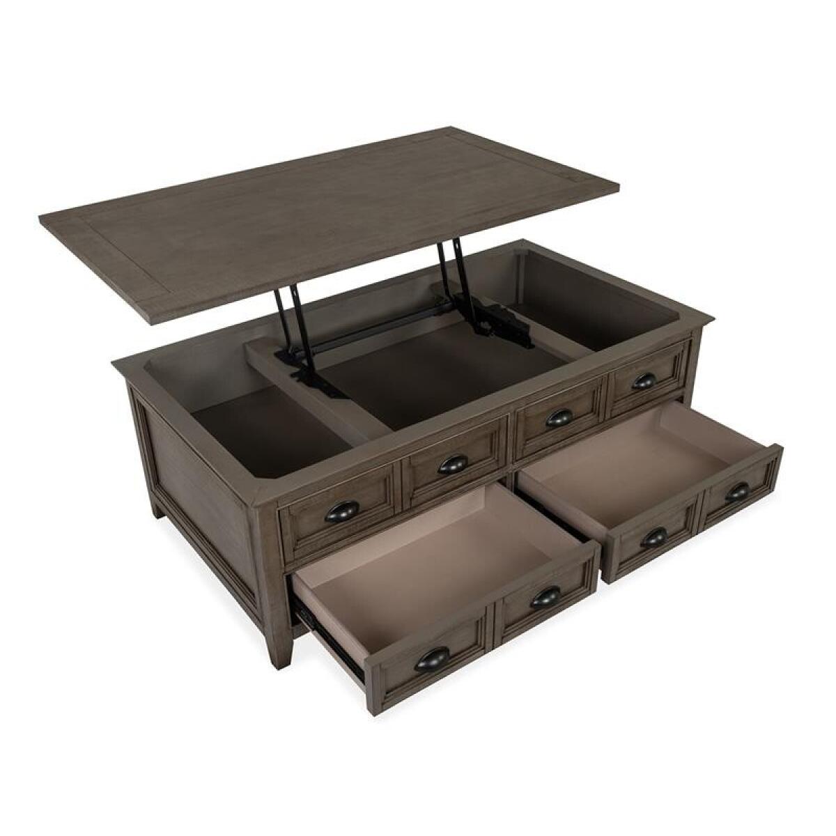 Paxton T4805-50 Lift Top Storage Cocktail Table w/Casters - Image 8