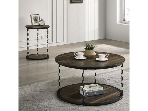 Ophira 3 Pc. Table Set Table Sets Brown