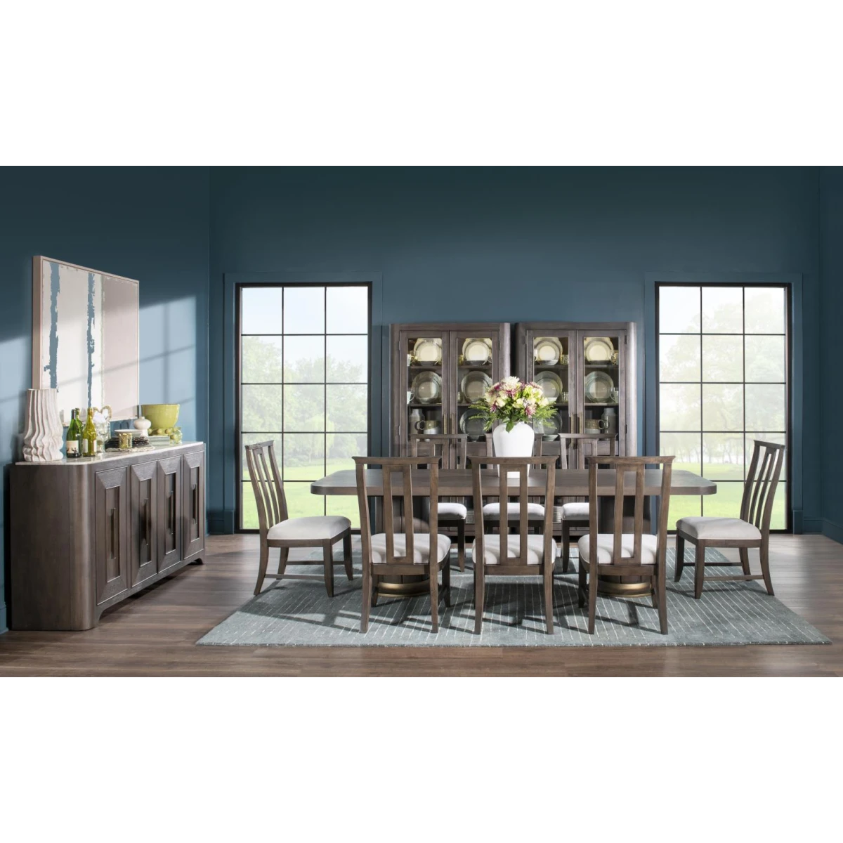 Wood Side Chair Chairs & Benches Brown 8