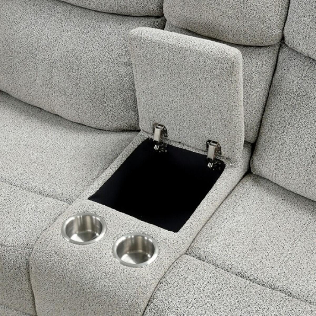 Sandbach Manual Reclining Loveseat With Console Loveseats Cream 6