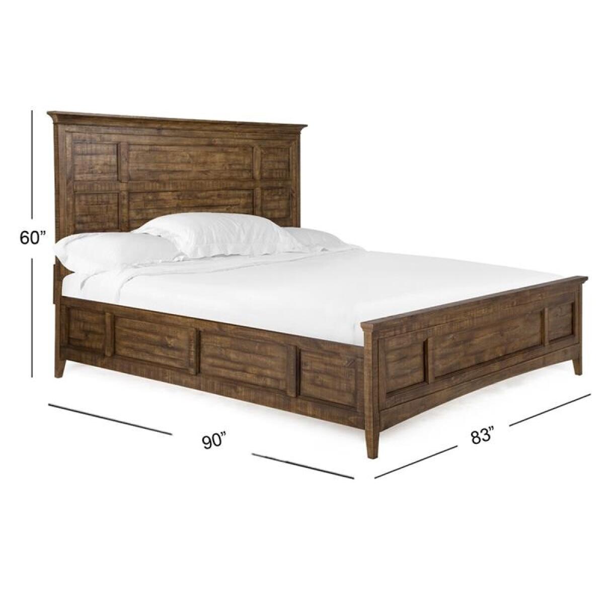 Bay Creek Complete Cal.King Panel Bed with Regular Rails - Image 4