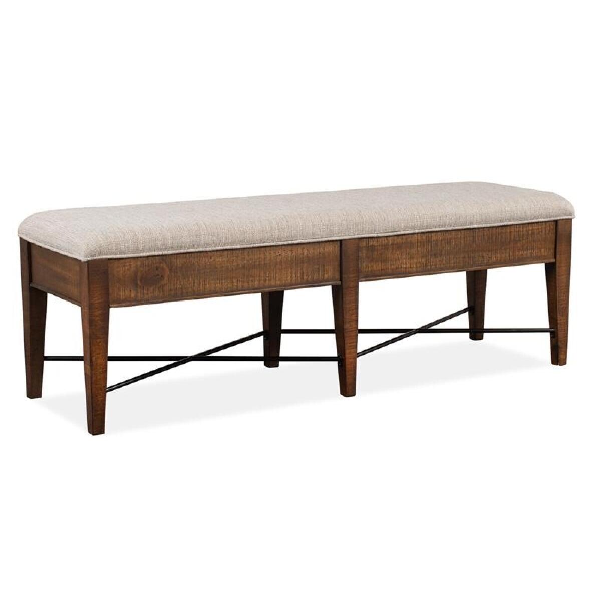 Bay D4398-68 Bench w/Upholstered Seat - Image 4