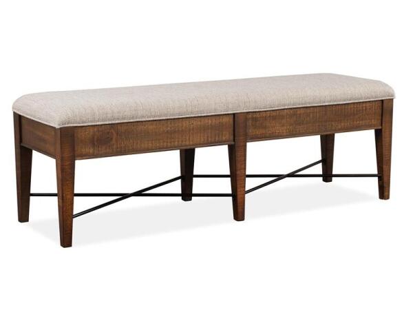 Bay D4398-68 Bench w/Upholstered Seat - Image 4