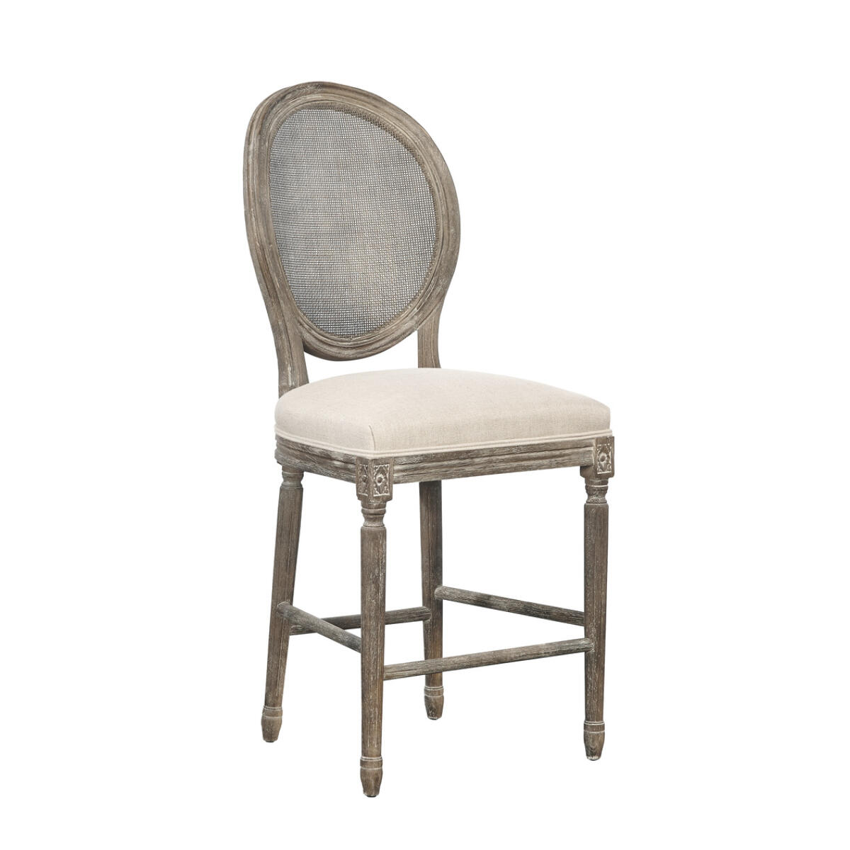 Renton Counter Stool, Rattan Back Barstools Barstools 4