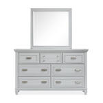 Drawer Dresser_Grey with Landscape Mirror_Grey Dressers Dressers 11