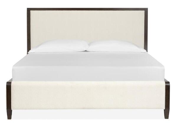 Rowan B5769-65H Wood King Panel Bed Upholstered Headboard SU