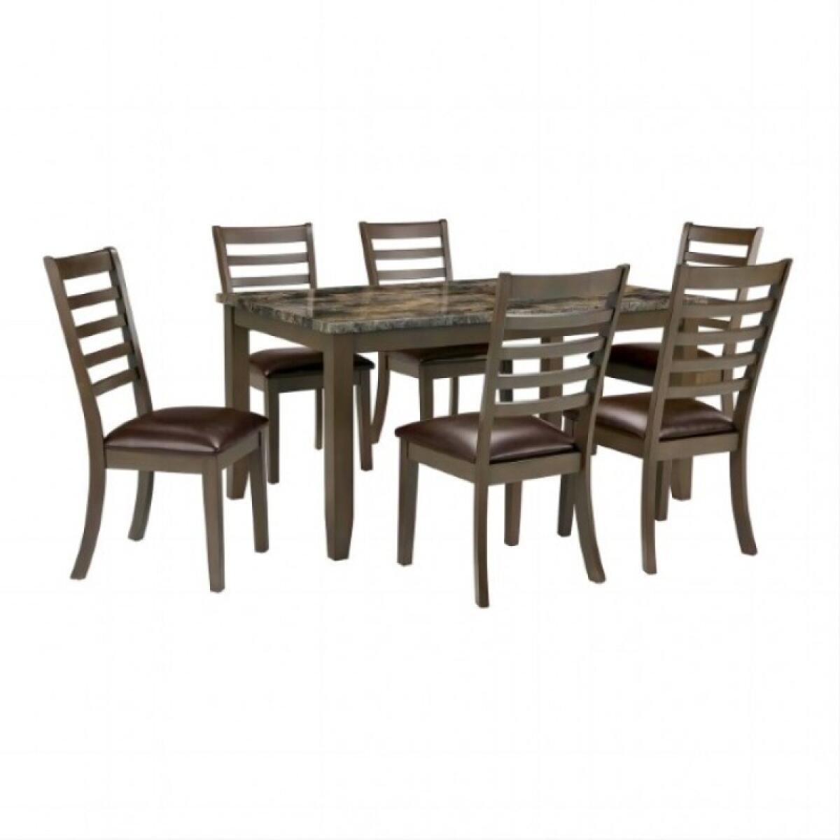 Adia 7 Pc. Dinning Table Set - Image 4