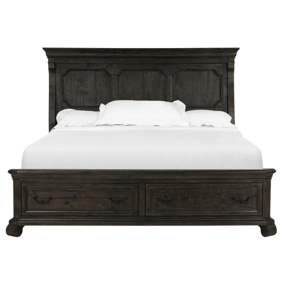 Bellamy Wood Queen Panel Bed Headboard KD Bed Parts Bed Parts 4