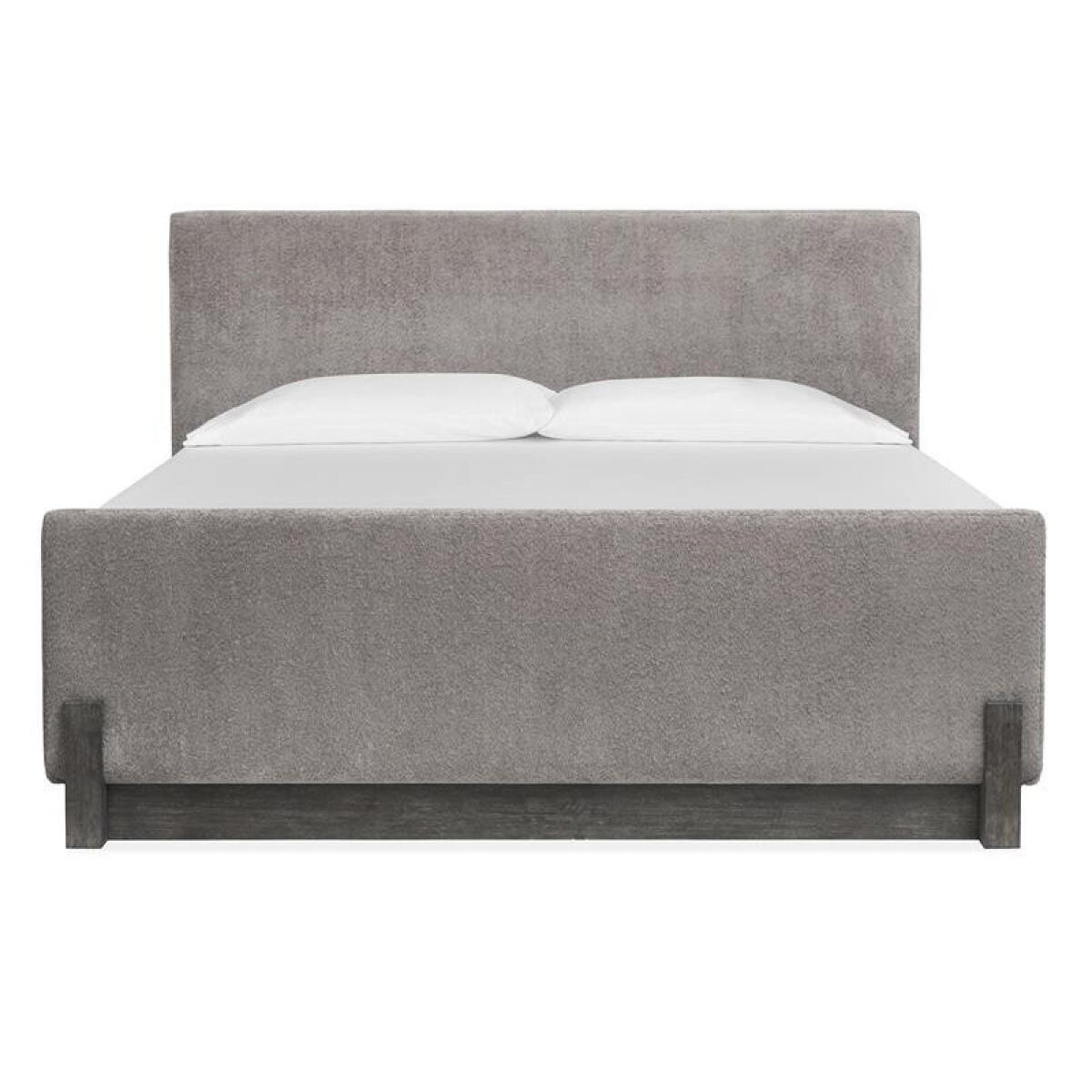 Kinsley Complete King Upholstered Panel Bed Beds Beds 4