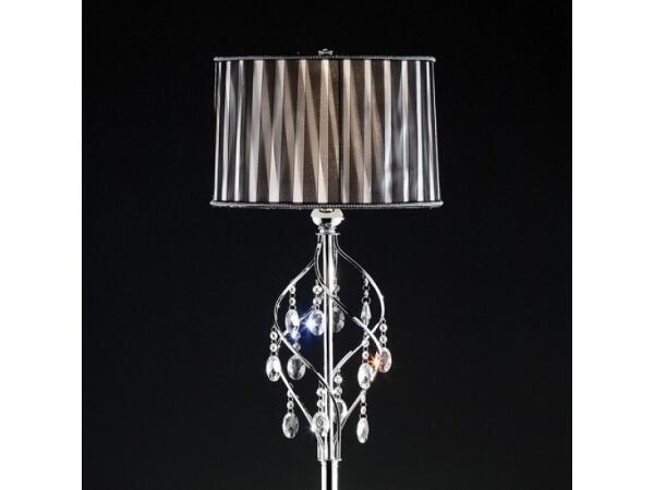 Arya Floor Lamp Lighting Black/Chrome