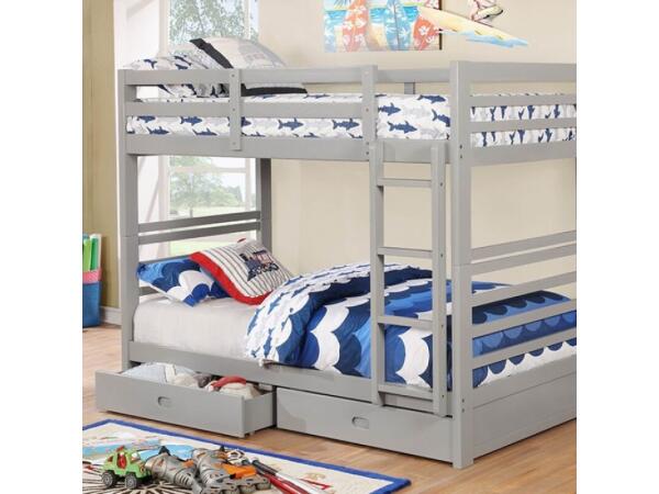 California Twin/Twin Bunk Bed Youth Beds Furniture of America