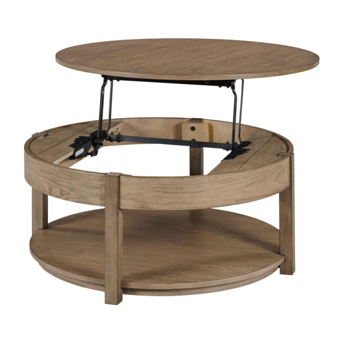 Lift Top Round Cocktail Table - Image 2