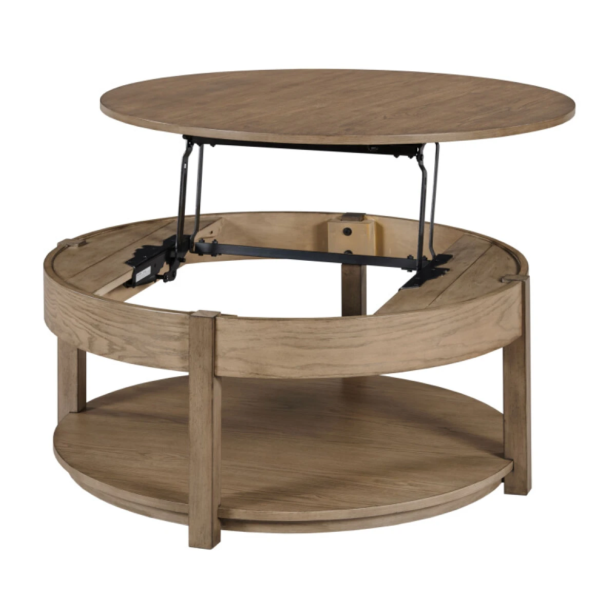 Lift Top Round Cocktail Table - Image 2