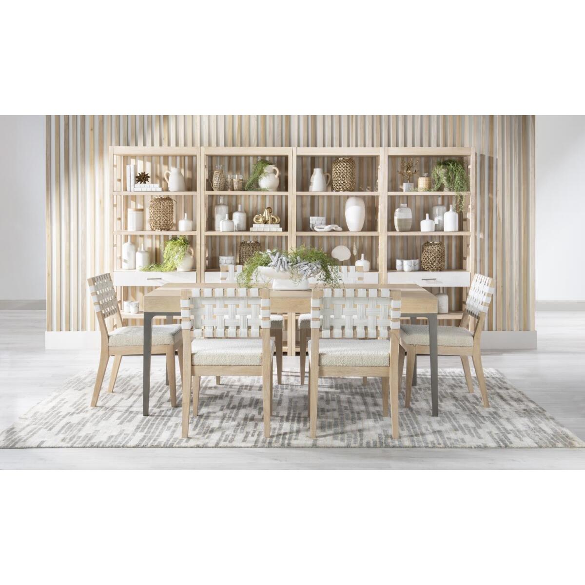 Complete Leg Table With Stone Insert Dining Sets Cream 12