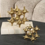 Gilded Connection Sculptures, S/2 - Image 3