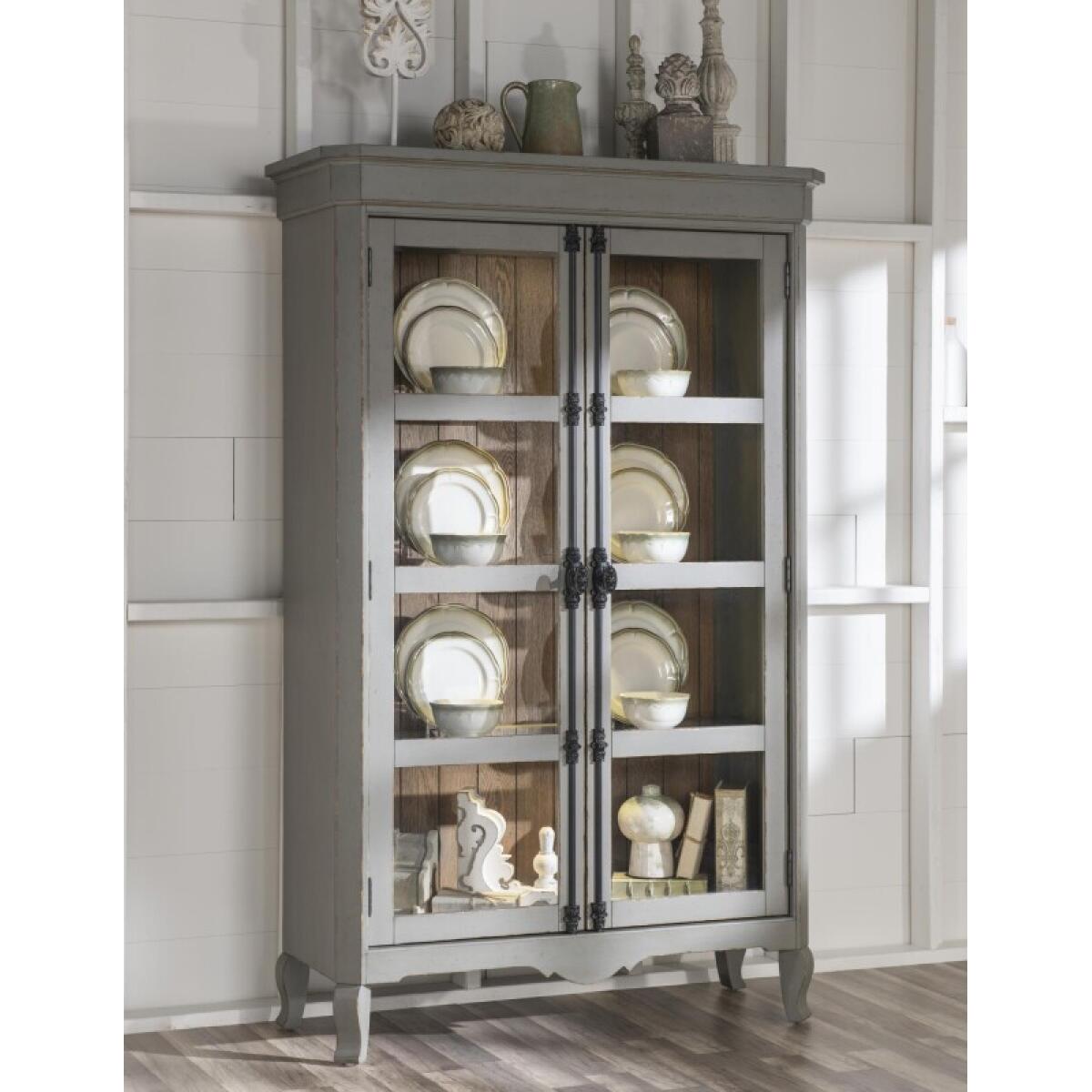Cremone Bolt Display Cabinet Dining Storage Barnwood Oak And Northern Moss 7