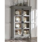 Cremone Bolt Display Cabinet Dining Storage Barnwood Oak And Northern Moss 18