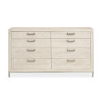 Double Drawer Dresser Dressers Cream 14