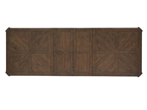 Durango Trestle Dining Table Dining Tables Brown 18