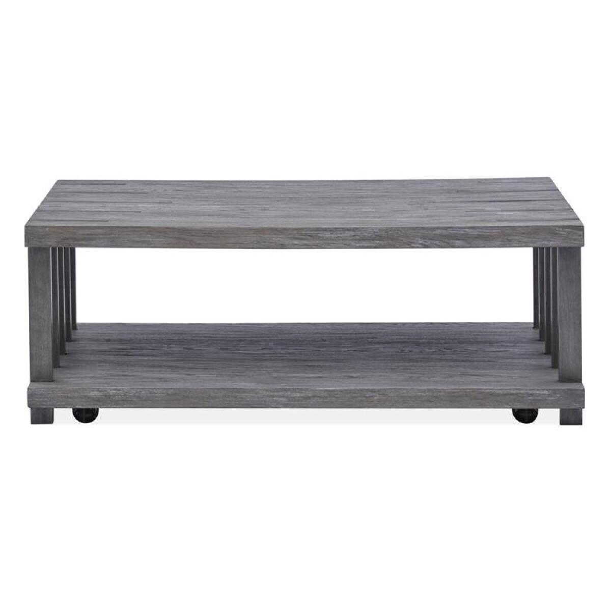 Eldridge Rectangular Cocktail Table w/Casters - Image 4