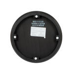 Dark Round Accent End Table