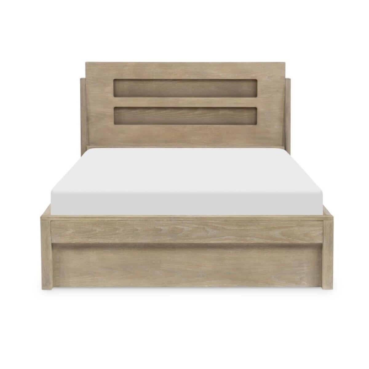 Complete Panel Bed 46 Weathered Oak Finish Youth Beds Brown 9