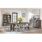 Trestle Dining Table Dining Tables Brown 15