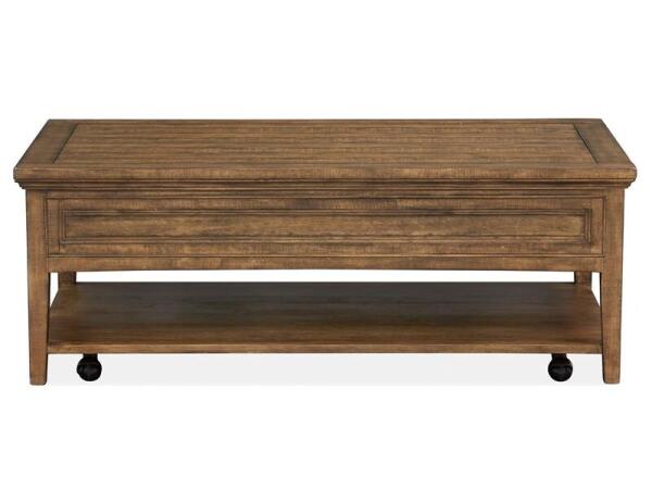 Bay Creek Rectangular Cocktail Table w/Casters - Image 8