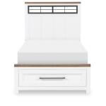 Complete Metalwork Panel Bed W. Storage Footboard, Twin 3/3 Youth Beds Legacy Classic Furniture 12