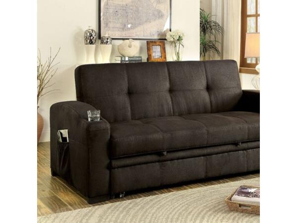 Mavis Futon Sofa Sleeper Sofas Brown