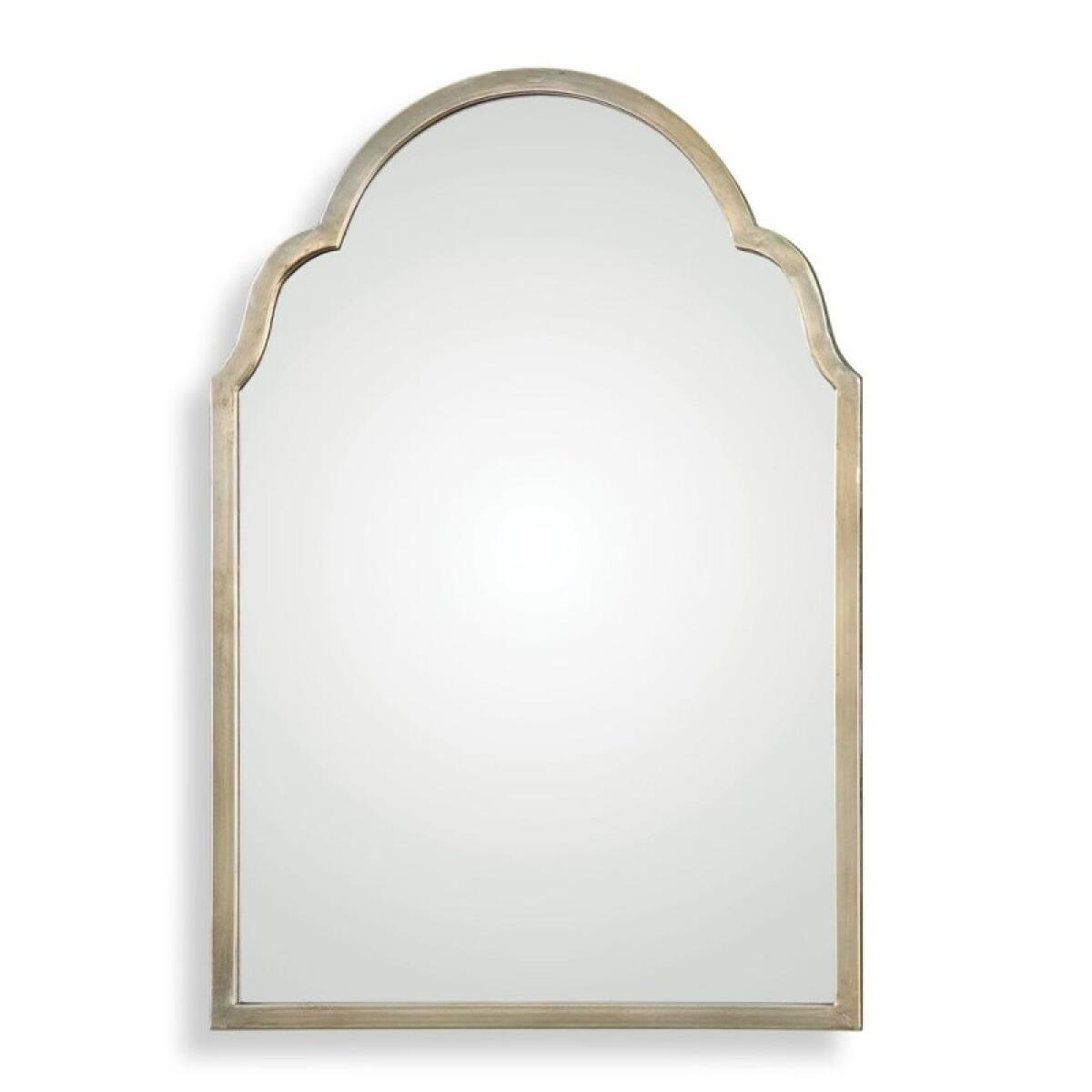 6012691c2a8d79620055cf40f0d79158 Brayden Petite Arch Mirror, Champagne - Image 1