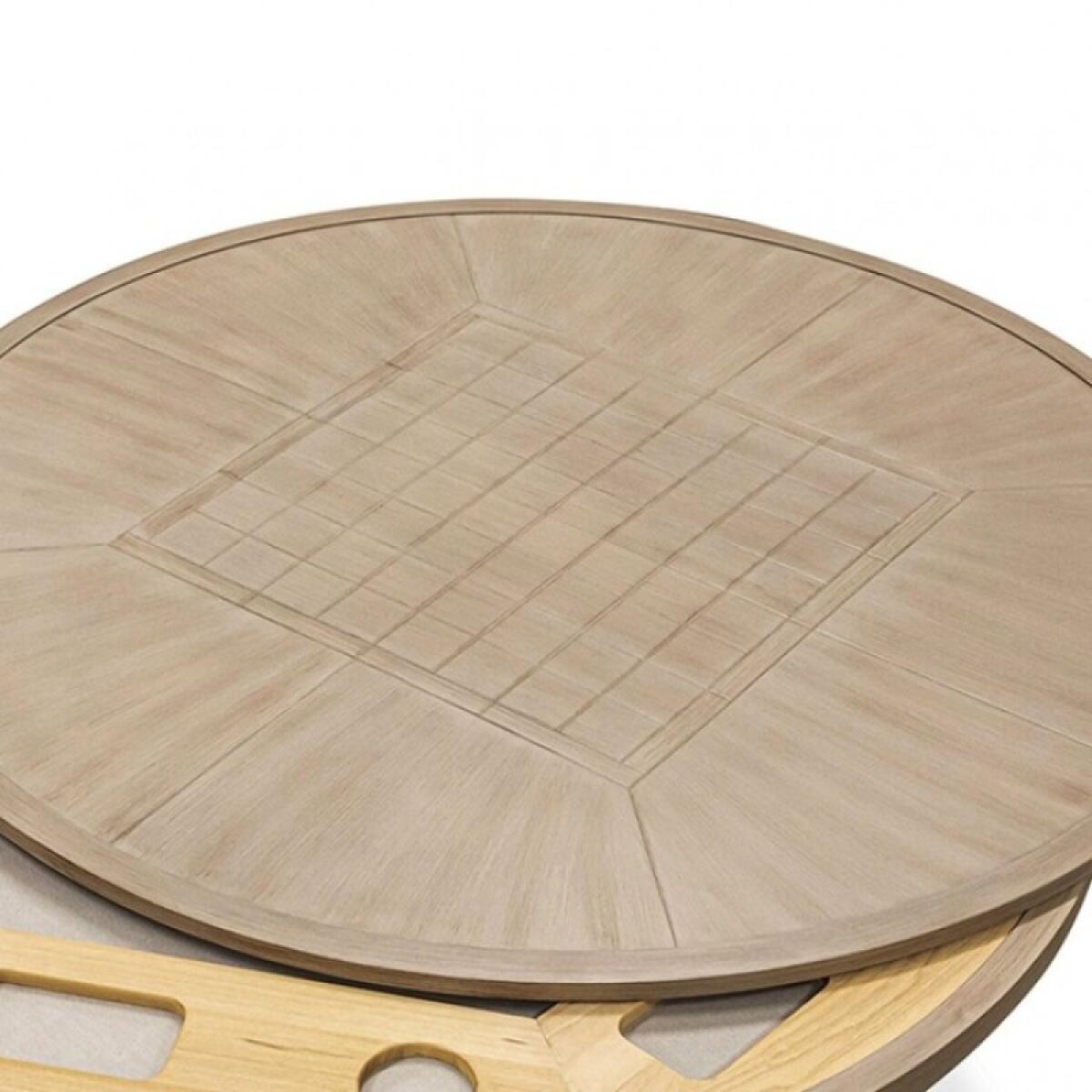 Lyon Game Table Dining Tables Black/Natural/Brown 7